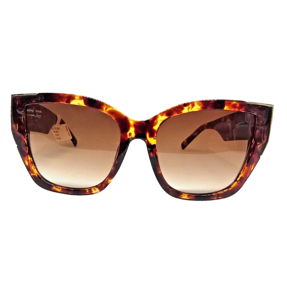 SEAN JOHN SJLOS2002 SUNGLASSES TORTOISE 55-19-145 FULL-RIM PLASTIC‎ OVERSIZED